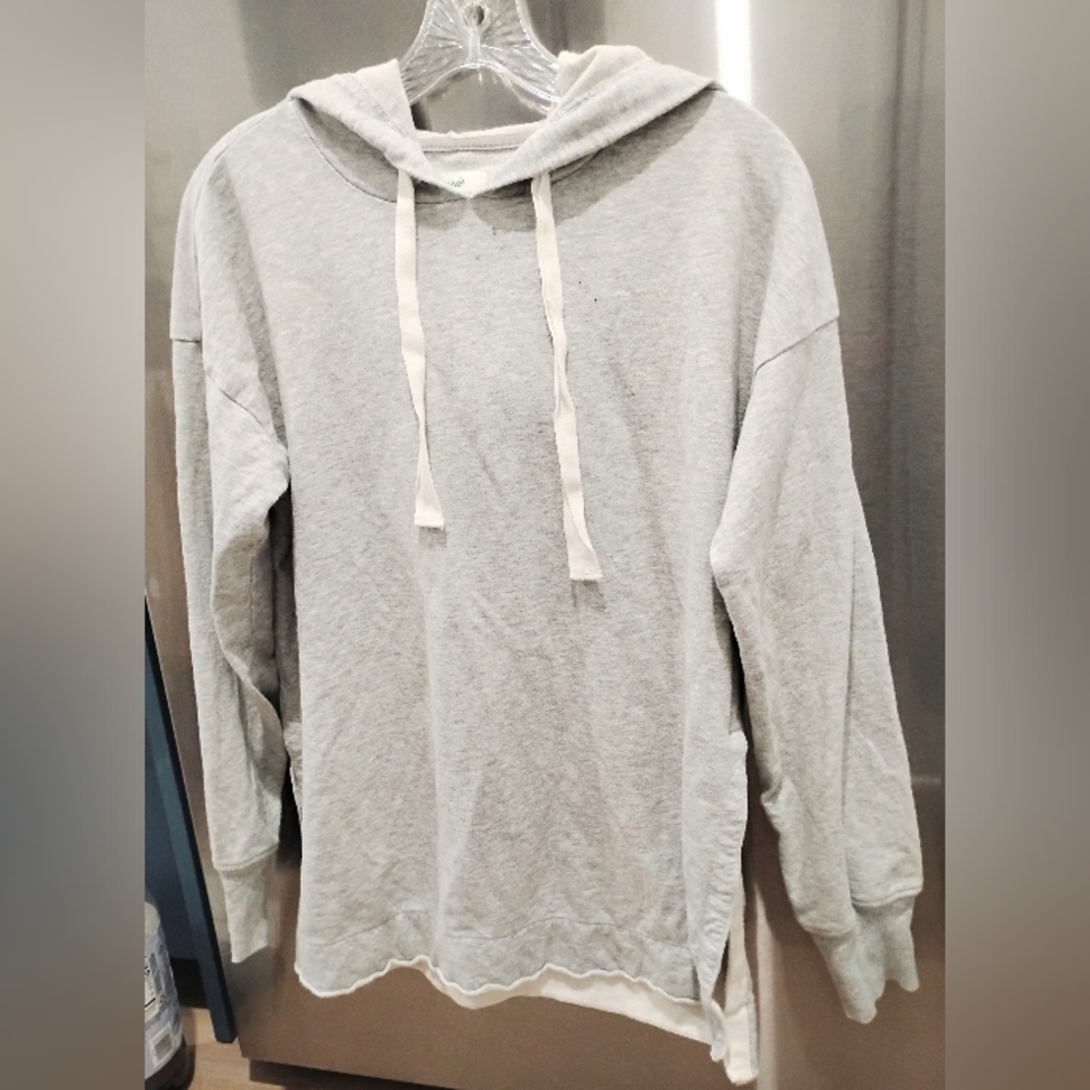 aerie Oversize Heather Grey Tunic Style Hoodie XS